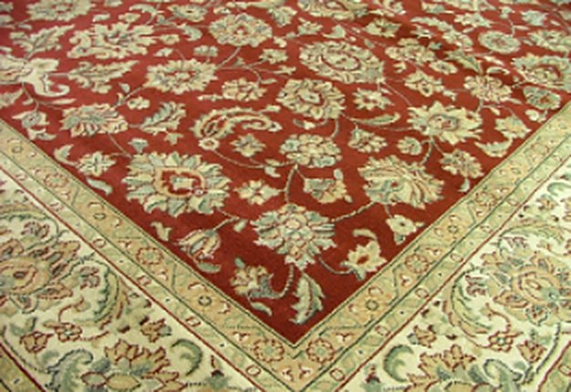 Wool Oriental rug freshly washed for an Old Town Noblesville IN home